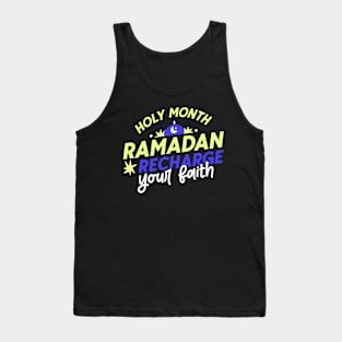 Ramadan Kareem Eid Mubarak Muslim Islamic Tank Top